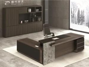 L-Shape Office Table Executive Office Desk Wooden Table for Manager Modern Fashion Design Desk for Office Furniture