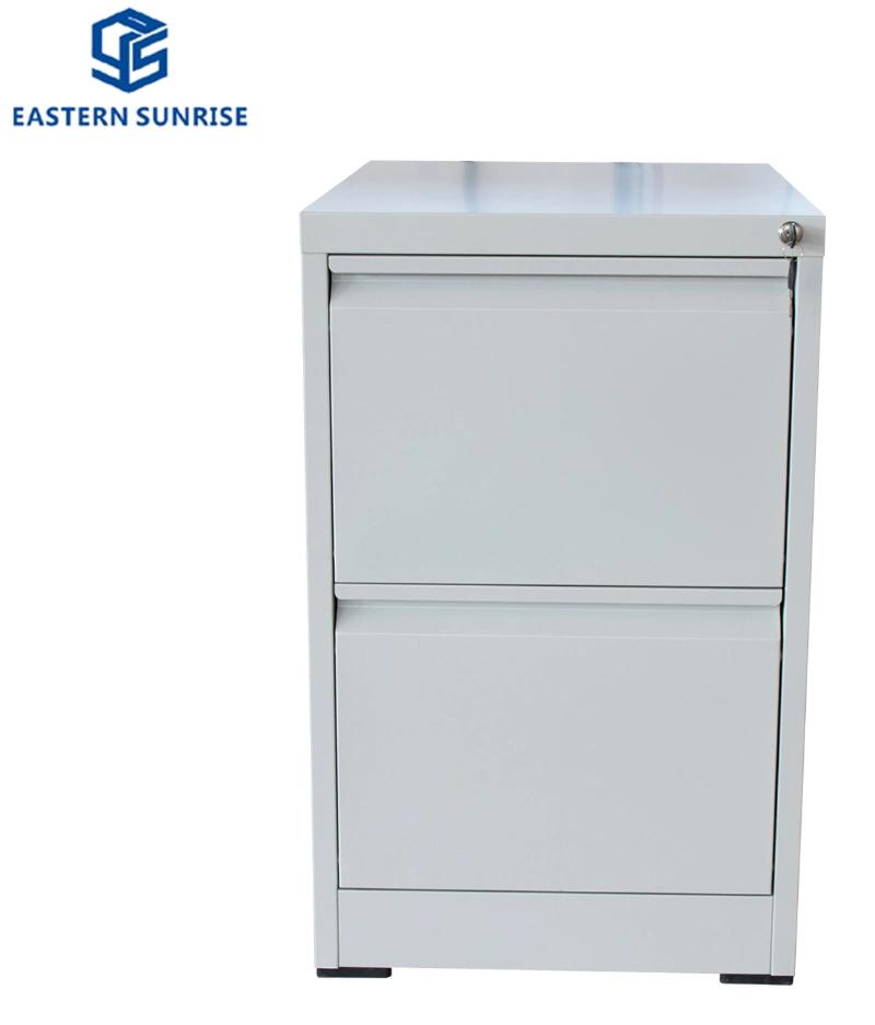 High Quality 2-Drawer Metal Office Cabinet for Bedroom/School