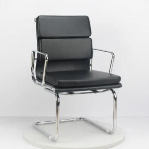 Eames Meeting Room Office Chair Black Leather PU