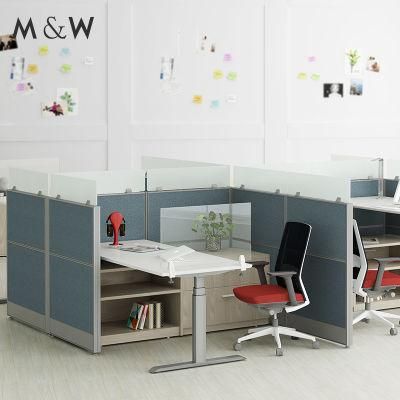 Aluminium Table Desk Partitions Cubicles Furniture Computer Open Work Space Office Workstation