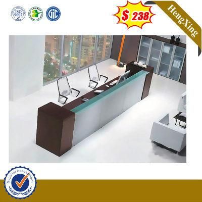 High Quality Modern Front Table Salon Furniture Wooden Reception Desk