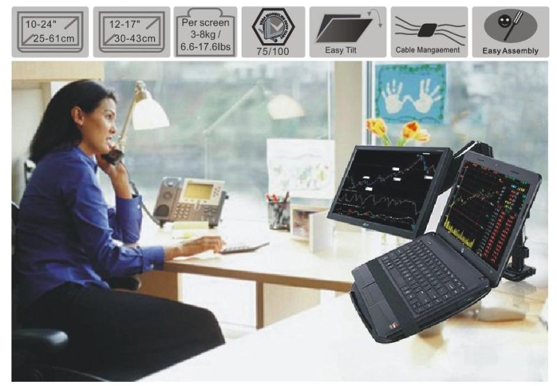 Gas Lift Desktop Mount (LCD 3002N)