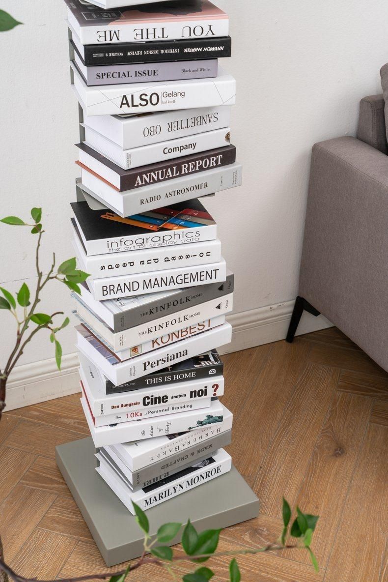 DIY Customizable Carbon Steel Multi-Layer Office Bookcase Living Room Furniture Bookshelf