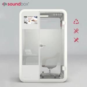 Factory Price Acoustic Phone Booth Meeting Office Pods Low Noise Ventilation with Furniture Cheap Office Pod