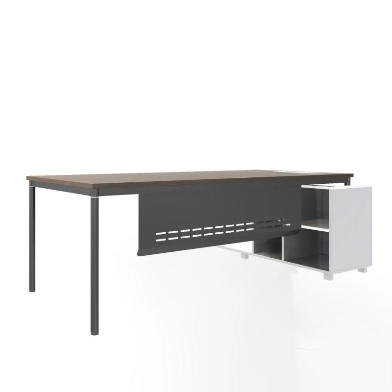 Hardware Table Workstation Home Office Desk Executive Office Table with Pedestal Drawers