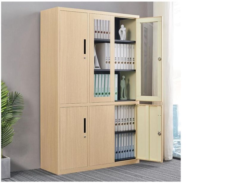Multi Purpose Home Office Use Metal Storage Book Cabinet