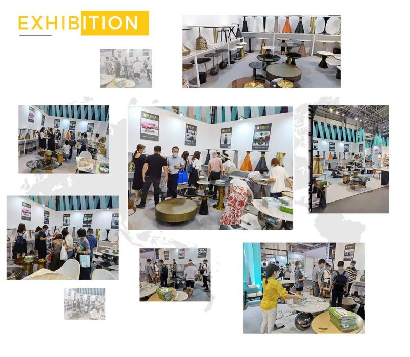 Factory Design Modern Furniture Brushed Natural Color Artificial Stone Surface Meeting Table