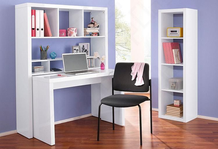 Children′ S Learning Desk Home Computer Desk Bookshelf Integration