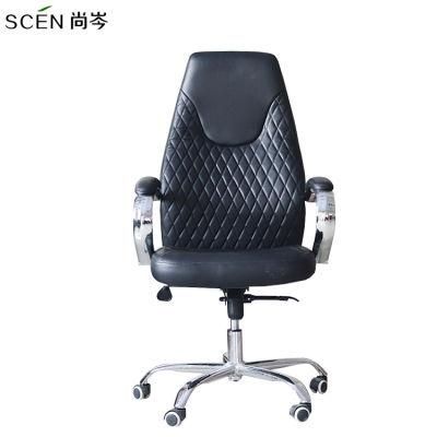 Synthetic Leather Office Chair Genuine Leather Chair CEO Manager Chair