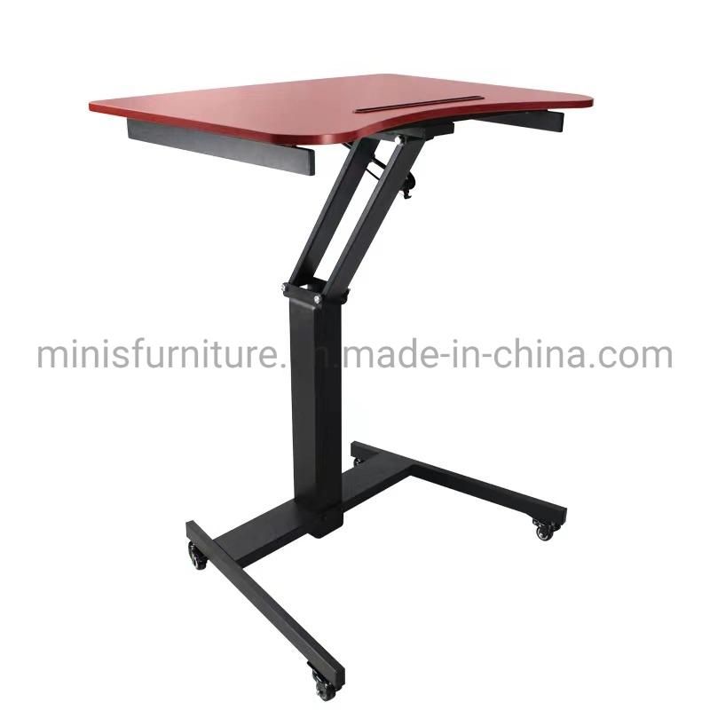 (M-OD1131) Small Computer Table Movable Adjustable Height Standing/Sitting Computer Desk