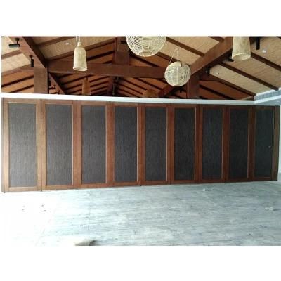Acoustic Folding High Banquet Hall Wooden Room Divider Sliding Movable Operable Wall Wooden Partitions
