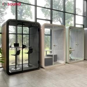 Office Booth 2021 Modern Minimalistic Acoustic Cabine Soundproof Work Office Pods Booth Meeting Pod
