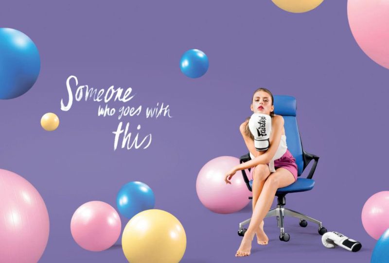 Elegant Modern Swivel Executive Office Synthetic Leather Chair