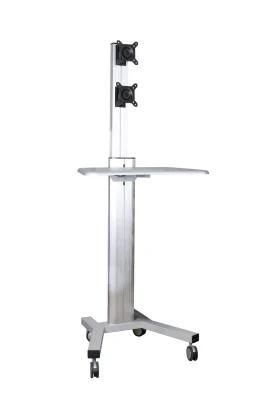 Cheap Mobile Computer Workstation Double Monitor 10-24&quot; (PC 1602A)