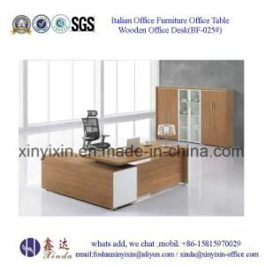 Walnut and White Color Melamine Furniture Office Desk (BF-025#)