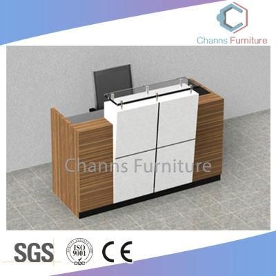 Modern Furniture Wooden Reception Table for Beauty Nail Salon (CAS-RA02)