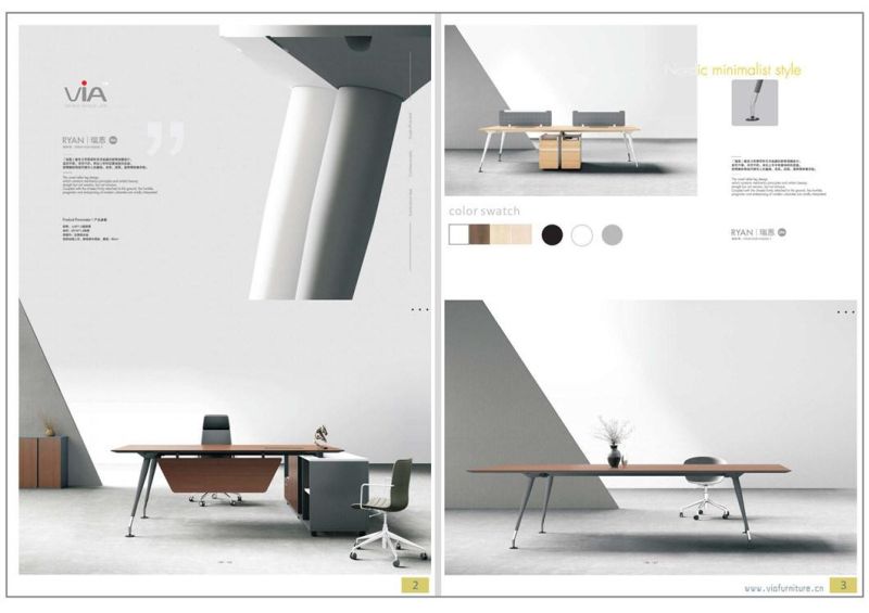 Workstation Hardware aluminum Steel Home Office Furniture Desk Office Table
