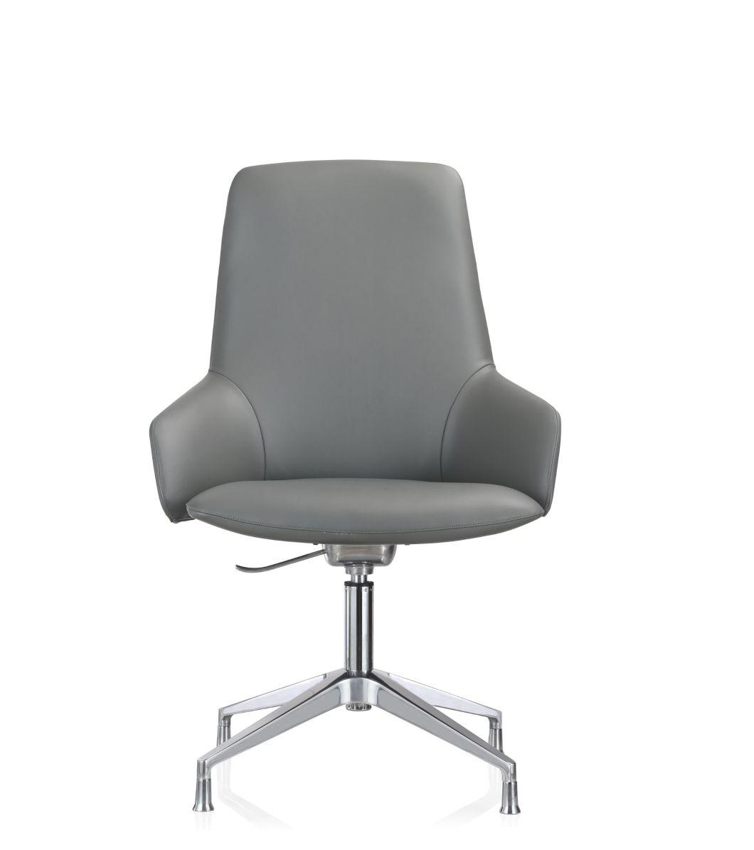 Ergonomic Adjustable Manager Boss Leather Tilting Swivel Home Office Executive Office Chair