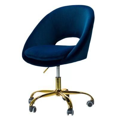 Soft Quiet Wheels Fabric Office Task Seat Chairs with High Back