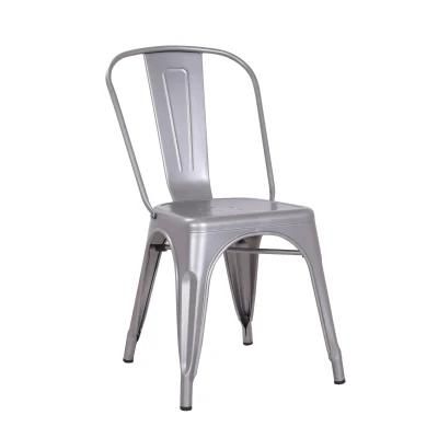 Commercial Design Promotion Cheap Price Stackable Colorful Dining Room Metal Dining Chair