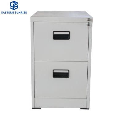 Two Drawer Steel Filing Cabinet for Home Office School Use