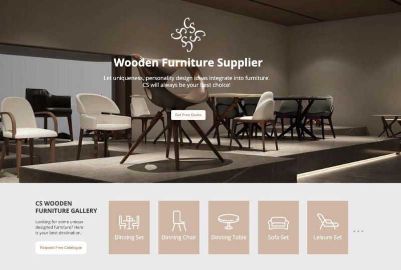 Factory Home Office Furniture OEM Square Modern Wooden Computer Table Desk