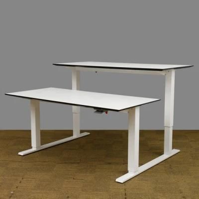 Modern Furniture Manual Height Adjustable Standing Office Workstation Study Computer Table (Milano)