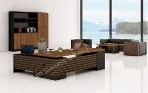 L Shape Modern Simple Office Wood Furniture Excutive Office Desk (BL-GYD26)