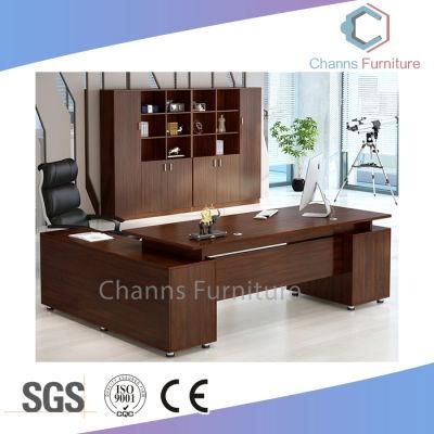 Wooden Furniture L Shape Table for Office (CAS-DA15)