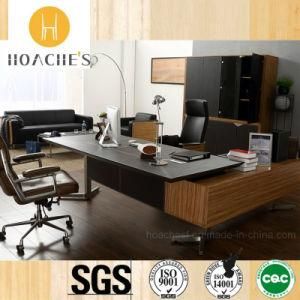 2018 Modern Office Wholiesale Matel Furniture with Side Desk (V5)
