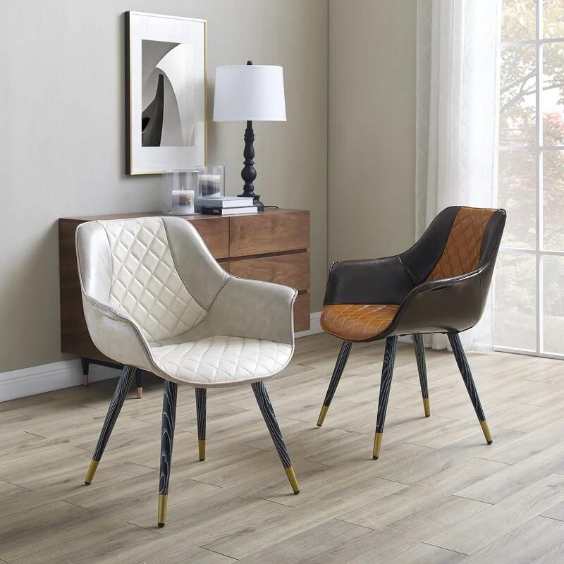 Factory Direct Sale Cheap Leather Plastic Dining Chairs