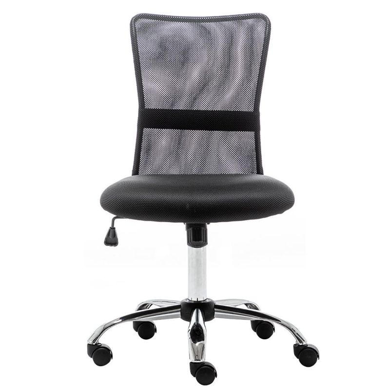 Design Height Adjustable Soft PU Lumbar Support Swivel Lift Mesh Fabric Chair