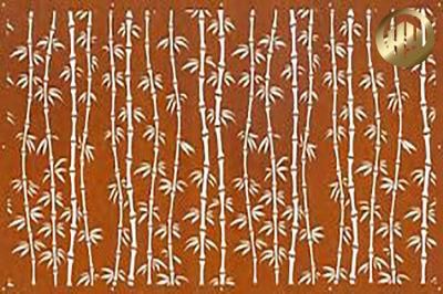 Metal Corten Steel Rusty Garden Decorative Screen/ Laser Cut Fence Panel