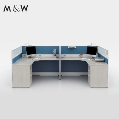Fashion Aluminium Table Desk Partitions Cubicles Furniture Computer Open Work Space Office Workstation