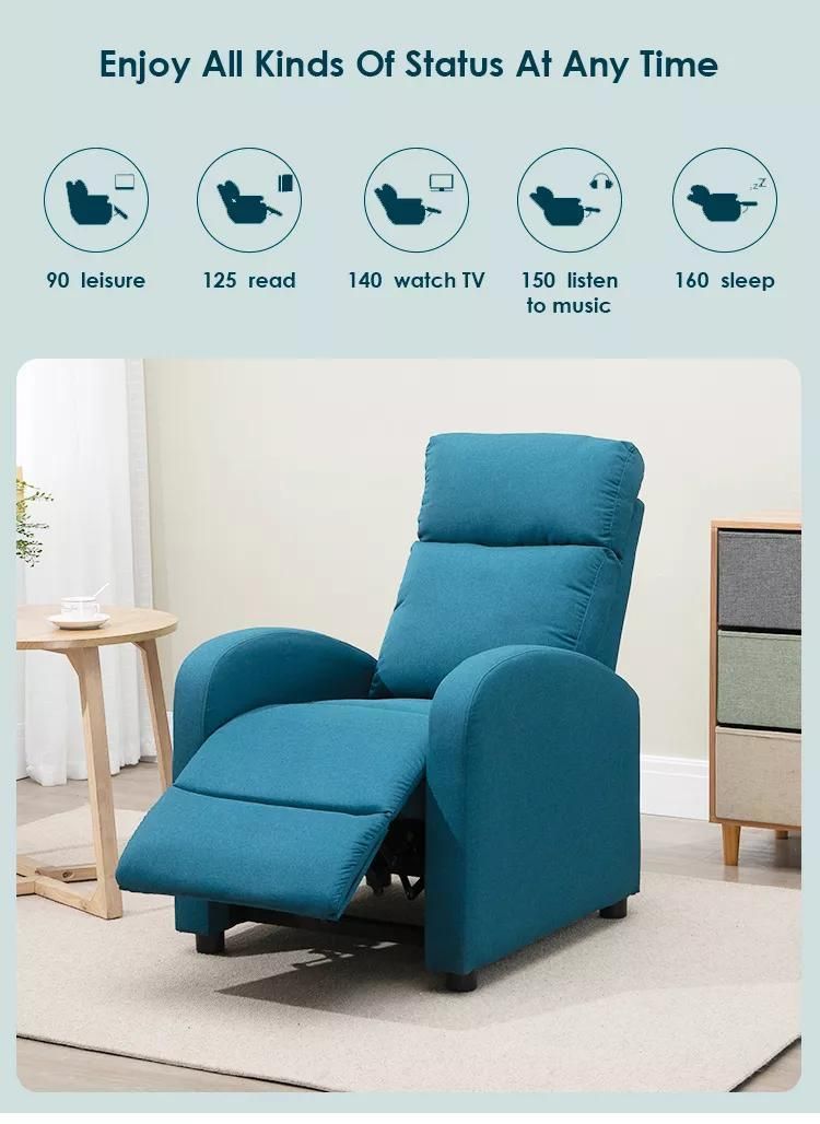 Fabric Computer Gamer Recliner Chair with Hand Holder