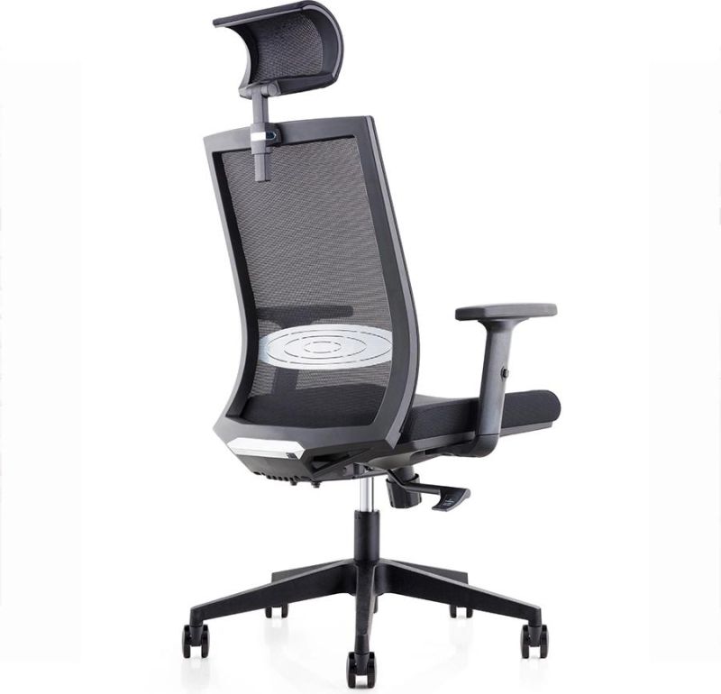 High Back Manager Executive Mesh Chair Black Office Swivel Chair