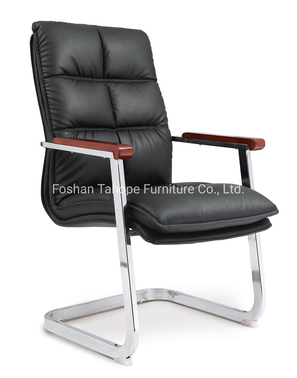 Chinese Factory Direct Selling Conference Use Office Home Furniture Synthetic Leather Visitor Chair