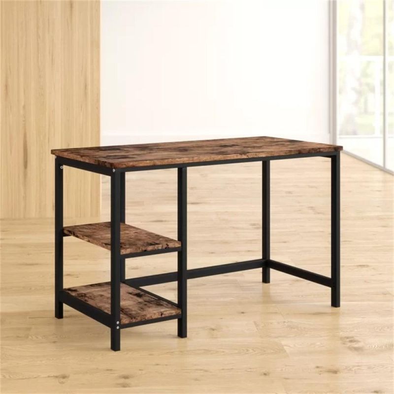 Industrial Style Antique Brown Office Furniture Computer Desk Cheap Wholesale