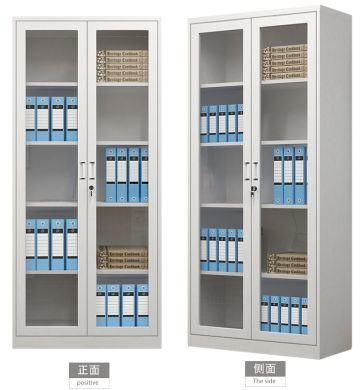 Easy Install Steel Storage Office Furniture File Cupboard Metal Filing Cabinet with Sliding Door