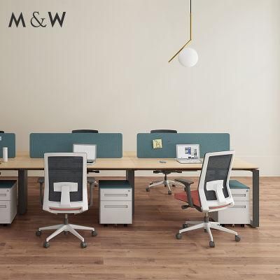 Promotion Open Desk Furniture 6 Person Modular Factory Office Workstation