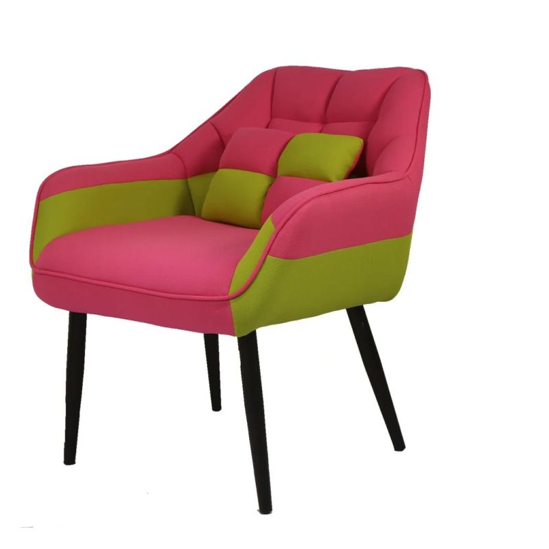 High Quality Adjustable Office Chair Leather Seat Metal Frame Leisure Chair