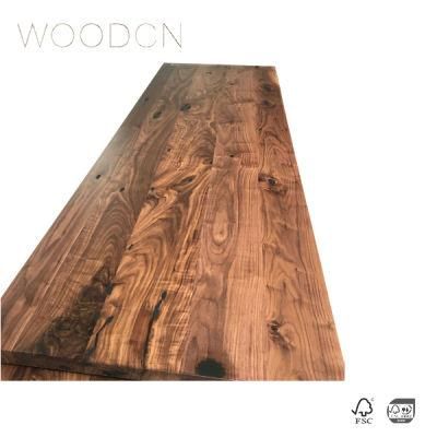 Solid Black Walnut Edge Glued Worktop