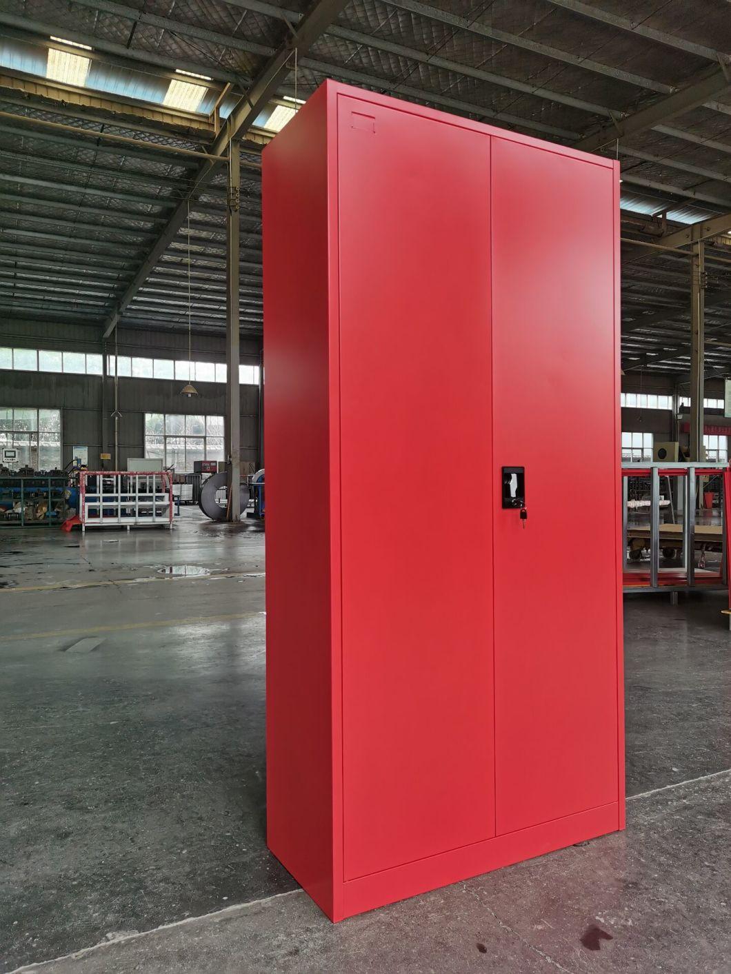 Knock Down Flat Packing Office Furniture File Storage Cabinet Red Colorful Filing Cabinets for Sale