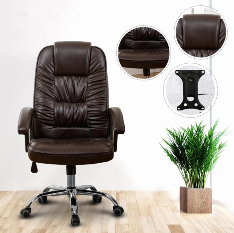 Chinese Office Ergonomic Leather Swivel Executive Massage Chair