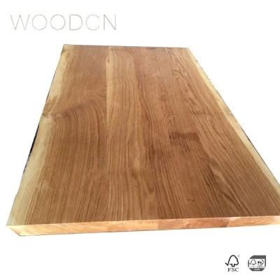 White Oak Edge Glued Office Desk Top