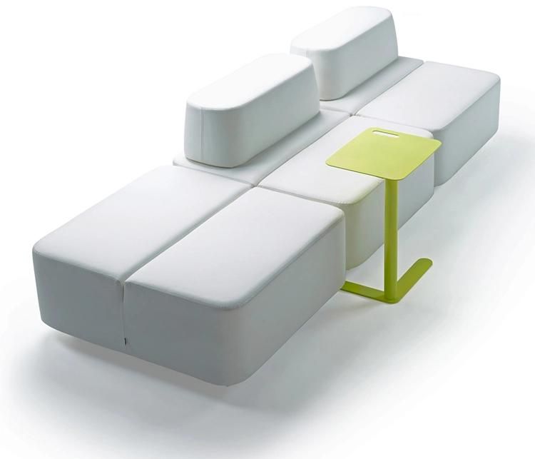 Customized Modular Public Furniture Waiting Rest Area Combination Bench Sleeper Recliner Office Sofa