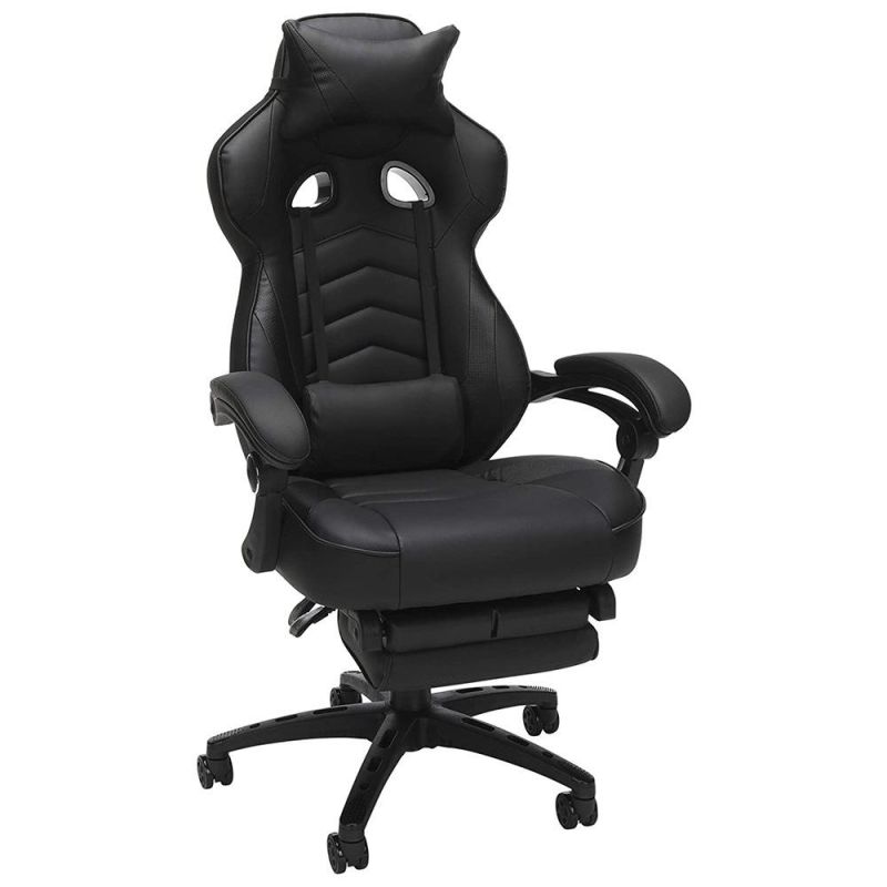 White Pink Grace Girl-Friendly Office Gaming Leather Chair
