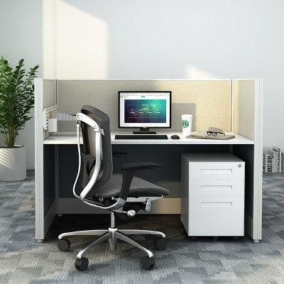 Saving Space Office Furniture Cubical Two Sides Face to Face Office Modular 2 Person Workstation