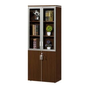 Melamine Panel Glass Door Office Filing Storage Cabinet