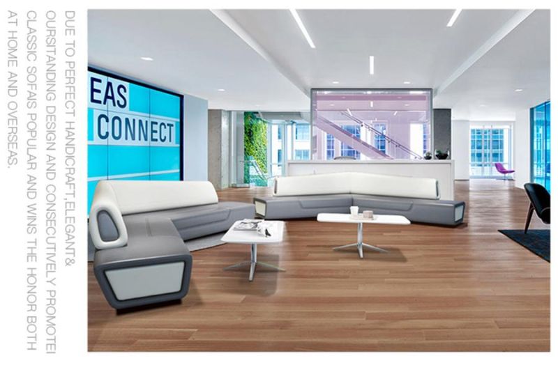 Modern Design Customized Size Office Public Leisure Sofa Casual Leather Sofa